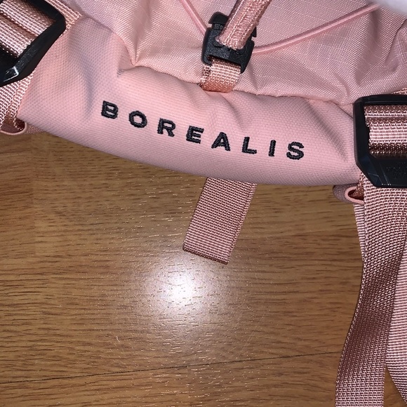 NWT The North Face Borealis Backpack, Gray/ Pink - Picture 3 of 13